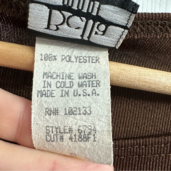 Y2K Matching Set Skirt Top Brown Fairy Modest Casual Vintage Size Small - Picture 8 of 9